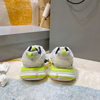 Chaussures décontractées personnalisables en cuir véritable, respirantes, légères, à enfiler, avec semelle épaisse en maille, tendance mode