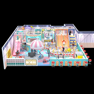 Parque Infantil Interior Lleno de Aventuras con Barras de Agarraderas, Castillo Inflable y Caja de Arena para Uso Doméstico, Escolar o Comercial, con Temática y Colores Personalizables - Product Image 5