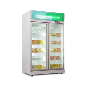 Frigorifero Verticale Commerciale con Porte in Vetro, Espositore Refrigerato, Congelatore per Bevande, Attrezzatura di Refrigerazione - Product Image 4