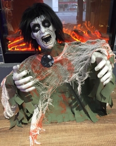 ของเล่นไฟฟ้าตกแต่งวันฮาโลวีน อุปกรณ์ประกอบฉากขนาดใหญ่จะบันทึกเจ้าบ่าวและเจ้าสาวผี - Product Image 6