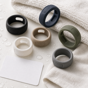 Coque de protection en silicone pour Oura Ring 5/4 Galaxy Ring RingConn Ultrahuman, étanche, lavable, antidérapante et texturée. - Product Image 3