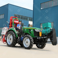 Foreuse de puits d'eau à circulation inversée, montée sur tracteur tout-terrain, alimentée au diesel, avec une profondeur maximale de 60 m, marque HUAXIAMASTER
