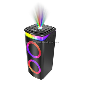 Hot Sales Dual <strong>8</strong>'' Private Party Speaker BT Audio with Wheels, Exciting Light <strong>Show</strong> with Long Playtime Perfect for Outdoor Events - Product Image 1