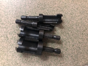 4個六角シャンク炭素鋼ラウンドドリルビットウッド木工プラグカッター切削工具セット6/10/13/16mm - Product Image 4