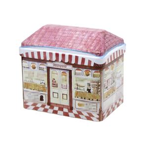 Di alta qualità colorful bella bella di figura della casa dei soldi della moneta scatola di latta con serratura - Product Image 3