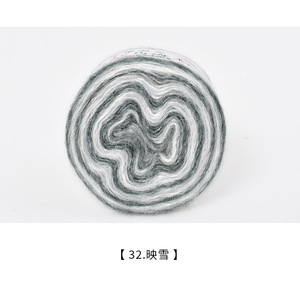 Đoạn Dài Nhuộm Thanh Lịch Và Ấm Áp Gradient Nhuộm Tay Nhuộm Lụa Mohair Acrylic Pha Trộn Sợi Cho Tay Dệt Kim Áo Len - Product Image 3