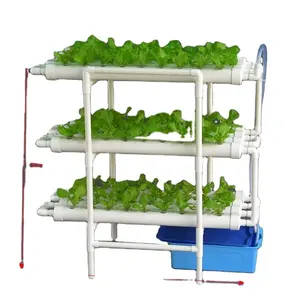 Fashion design food grade hydroponics convenient vertical hydroponics 3 layers with water pump easy to use