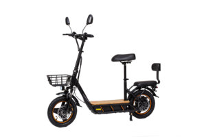 Trottinette électrique pliable C1 Pro - Longue autonomie 100 km, charge rapide, freins à disque avant et arrière, idéale pour les parcs, les campus, les trajets quotidiens - Product Image 2