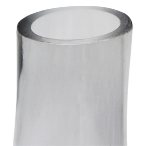 Vaso in Vetro con Base in Metallo, Vaso per Fiori Contemporaneo per Centrotavola, Decorazione Moderna - Product Image 3