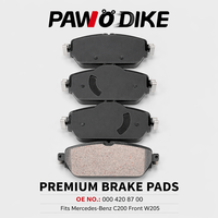 Pastiglie Freno in Ceramica Elite a Bassa Emissione di Polvere per Mercedes-Benz C200 Classe C W205 Asse Anteriore Certificato ECE R90 Alta Qualità OE 0004208700