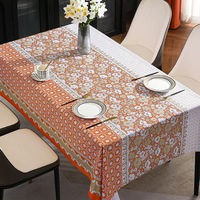 Résistance aux hautes températures nappe imperméable nappes en PVC taille personnalisée couverture de tapis de Table couverture de Table en PVC personnalisée pour hôtel