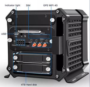 Điện thoại di động <span class=keywords><strong>DVR</strong></span> 16 kênh NVR 8CH IPC 8CH AHD lai 1080P 4 gam GPS Wifi với đĩa cứng SD thẻ dung lượng cao cho xe buýt - Product Image 6