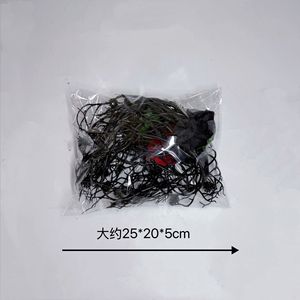 Guirlande décorative artificielle Xi Ye Halloween Rose Vine 175cm avec pommes de pin noires pour décoration suspendue intérieure et extérieure - Product Image 4