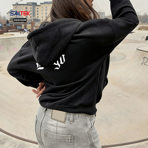 Felpe con <span class=keywords><strong>Cappuccio</strong></span> Personalizzate da <span class=keywords><strong>Donna</strong></span>, in Pile Pesante, Oversize, Stile Vintage, con Spalle Cadenti, Vestibilità Ampia, Streetwear - Product Image 6