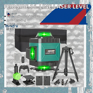 Nivel Láser de 16 Líneas con Autonivelación de 360 Grados, Garantía de 3 Años, Luz Verde de Alta Precisión, PLTMOZ267 PLTMOZ26 - Product Image 4