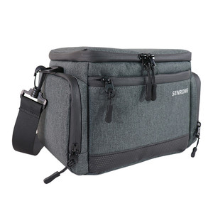 pu leather custom messenger OEM cube Outdoor Bino case Binocular Pack Advanced Holster Lens Mirriorless <b>Camera</b> <b>Bag</b> - Product Image 2