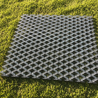 Grille de passage en métal expansé standard, dimension personnalisée, option de matériau acier/aluminium galvanisé