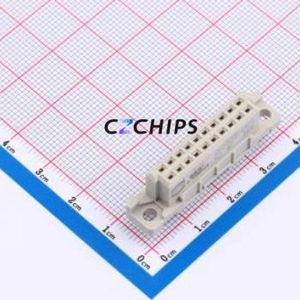 9242206824 Board-to-Board & Backplane <b>Connector</b> Through hole Component (THT),P=2.54mm <b>Connector</b> 2.54mm Through Hole 2 Gold - Product Image 1