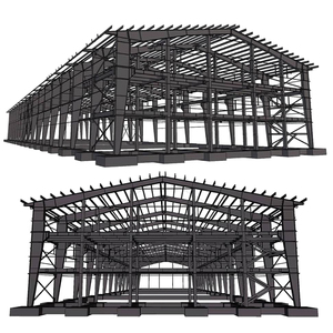 Mái giàn chi phí thấp khung kim loại kho kim loại mái xây dựng lắp đặt nhanh chóng - Product Image 2