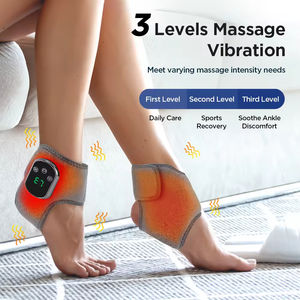 Masseur électrique pour les pieds avec compresse chaude et support pour la cheville, vibrations relaxantes, utilisé pour les entorses articulaires et le soulagement de la cheville. - Product Image 4