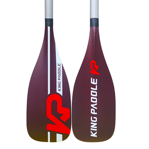 Pagaie en fibre de carbone pour surf, pagaie en fibre de carbone, lame <span class=keywords><strong>rouge</strong></span>, réglable, personnalisée en gros - Product Image 2