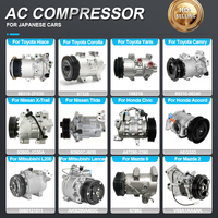 Pièces d'auto universelles 12V climatisation A/C AC compresseur pour Toyota Camry Yaris Honda Mazda Nissan X-trail Mitsubishi