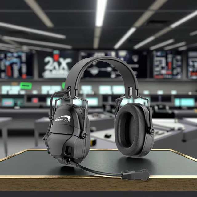 Waterproof Wireless Head-Mounted Tactical Headset with ANC Noise Reduction+ENC Voice Enhancement DSP Chip fo Aerial Aircraft OEM