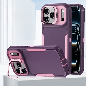 เคสโทรศัพท์แบบกันกระแทกพร้อมกรอบกล้อง 3 in 1 สำหรับ iPhone 17Air 16plus 15 14 13 12 pro max - Product Image 1