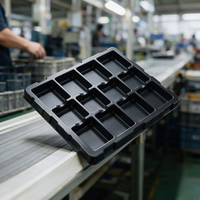 Industrial Recyclable Blister Pack Tray PET PS Multi Cavity OEM Tray for Precision Electronic Accessories Storage and Transfer