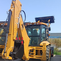 Landwirtschaftlicher und Bau-Baggerlader 4x4 Kompakt-Traktor-Baggerlader zum Verkauf