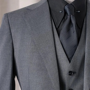 <span class=keywords><strong>Costume</strong></span> sur mesure pour <span class=keywords><strong>homme</strong></span> en tissu de laine et de bambou, avec élasticité, antibactérien et antistatique, costumes sur mesure en gros - Product Image 2