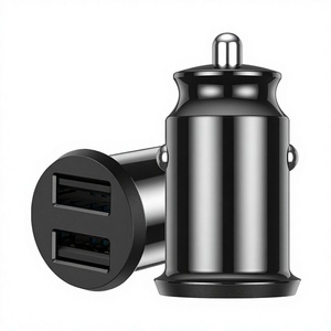 Chargeur de voiture USB Mini USB 4.8A 2 ports, charge rapide 3.1A, adaptateur téléphone 5W en plastique - Product Image 4
