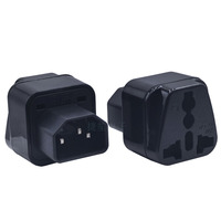 Adaptateur PDU en cuivre 10A250VAC, prise UPS IEC320 C14 vers prise universelle pour alimentation de serveur