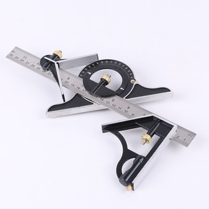 3 In 1 Adjustable Multi Combination Right Angle Ruler 300mm movable Square Angle ruler