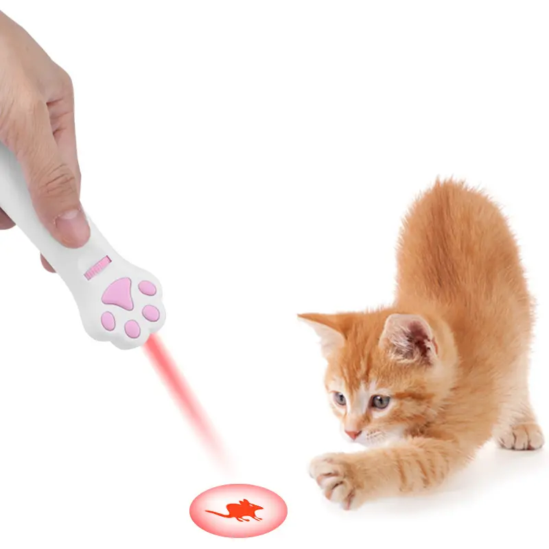 Forniture per animali all'ingrosso nuovo Design penna Laser giocattolo per gatti puntatore Laser più popolare per giocattolo rompicapo per gatti