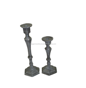 Bougeoir en ALUMINIUM, support de TABLE en métal pour décoration de mariage, dernier de styliste - Product Image 4