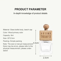 Diffuseur de parfum pour voiture suspendu personnalisé avec logo, 10 ml, diffuseur d'air carré pour voiture, parfum liquide pour voiture suspendu
