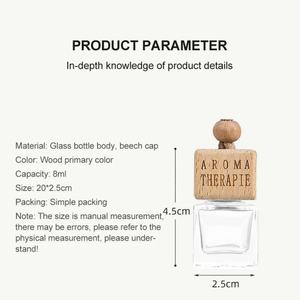 Diffuseur de parfum pour voiture suspendu personnalisé avec logo, 10 ml, diffuseur d'air carré pour voiture, parfum liquide pour voiture suspendu - Product Image 6