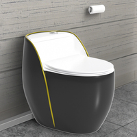 WC monobloc en céramique de luxe, design œuf, multicolore, pour salle de bain