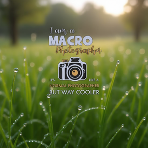 Camiseta Macro Photographer de algodón negro, unisex, cuello redondo, manga corta, diseño gráfico para entusiastas de la fotografía - Product Image 3