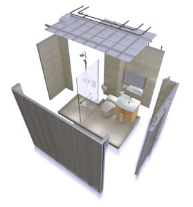 SALLY <strong>Bathroom</strong> Pod Prefabricated All in One <strong>Bathroom</strong> Pods Modular Prefab House With Shower Rooms <strong>Ready</strong> <strong>Made</strong> <strong>Bathroom</strong> Cabin - Product Image 1