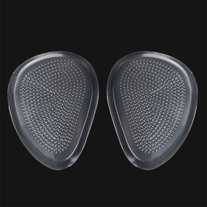 Melenlt Transparent Gel Half Insole -Soft Forefoot Cushion Pads for High <strong>Heels</strong>, <strong>Heel</strong> <strong>Support</strong> &amp; Pain Relief - Product Image 2