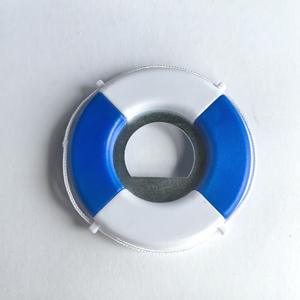 ที่เปิดขวดเบียร์วงแหวนว่ายน้ำทำจากเหล็กทำจาก PP + รูปทุ่นชีวิตเป็นมิตรกับสิ่งแวดล้อม - Product Image 1