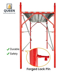 LINYI QUEEN Ponteggio a telaio a H tipo italiano con blocco rapido, ponteggio prefabbricato per facciate tipo europeo con perno a blocco rapido - Product Image 3