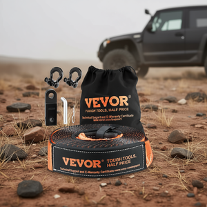Sangle de remorquage robuste Vevor 30000 lbs avec anneaux en D, kit de récupération pour camions, VTT et utilisation tout-terrain - Product Image 2