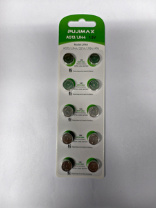 Pila alcalina <span class=keywords><strong>de</strong></span> botón PUJIMAX AG13 LR44 1.5V A76 357A L1154 no recargable, ideal para relojes, calculadoras y audiolibros. - Product Image 5
