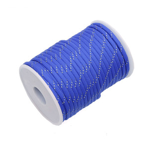 Paracorde réfléchissant 550 cordon 7 brins <span class=keywords><strong>4mm</strong></span> <span class=keywords><strong>corde</strong></span> de tente Camping survie accessoires d'avertissement Parachute ligne randonnée auvent longe - Product Image 6