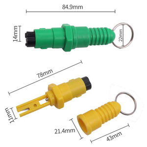 Lanbowang Emergency Hammer 84.9mm Green With <b>Key</b> <b>Ring</b> For <b>Car</b> Safety Window Breaker Rescue Tool - Product Image 1