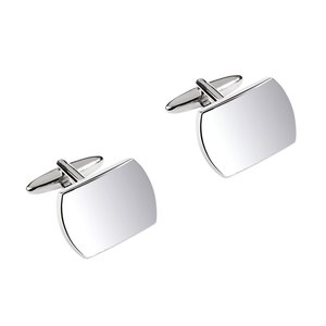 Gemelli in Argento 22x15.3x3.7 mm Finitura Lucida per Abbigliamento Formale da Uomo - Product Image 1