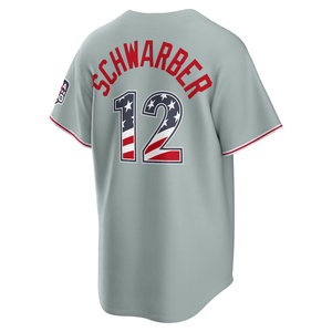Maillots de baseball personnalisés 2026 Philadelphia USA 250 Quatrième de Juillet, uniformes brodés avec logos - Product Image 5